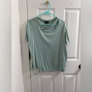 Distressed TopShop oversized T-shirt